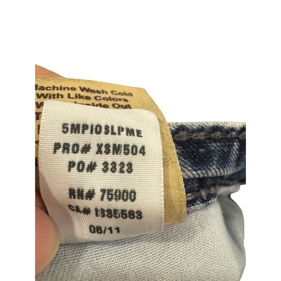 Big Star Pioneer Regular Bootcut Jeans 38R Mens Blue Denim 100% Cotton Distresse - Picture 6 of 9